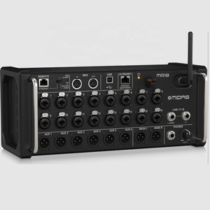 MIDAS MR18 18-Input Digital <strong>Mixer</strong> for IPad/Android Tablets With 16 Midas <strong>PRO</strong> Preamps