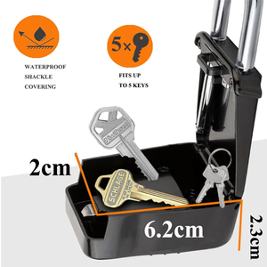 Chìa khóa an toàn chìa khóa khẩn cấp ẩn an toàn lưu trữ khách sạn sử dụng lưu trữ tường Locker Ổ khóa mã không thấm nước Cáp khóa hộp - Product Image 3