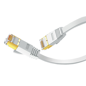28AWG 26AWG Rj45 Cat6フラットカットツーサイズ金メッキ銅シェルヘッド未来に対応ネットワークケーブルオフィスネットワークイーサネットケーブル