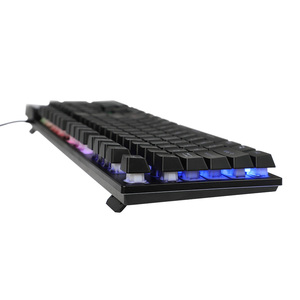 RGB Wired Membrane Gaming <strong>Keyboard</strong> <strong>Computer</strong> <strong>Keyboard</strong> Multimedia <strong>Control</strong> for PC and Desktop <strong>Keyboard</strong> Membrane Mechanical-Feel - Product Image 4
