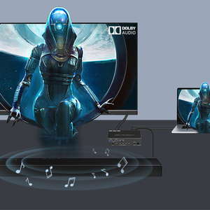 通用串行总线3.0高清多媒体接口开关4x1分辨率红外遥控器8K60Hz高清多媒体接口开关