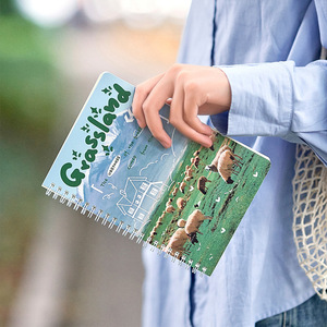 A5 Coil <strong>Book</strong> Enjoy Life Series Ins Landscape Literary Handbook Notebook Spiral Notebook Diary Journal School Exercise <strong>Book</strong> - Product Image 4