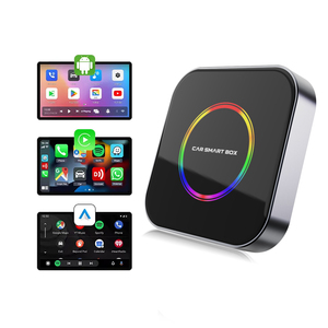 Ai Hộp 4G 64GB Youtube Xe Chơi Adapter Netflix Android Đa Phương Tiện 4K Adapter Không Dây Ai Hộp Carplay Cho Xe Có Dây Apple iPhone - Product Image 1