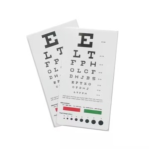 High Quality PVC Ophthalmic Vision <strong>Comparison</strong> Table New Design Pocket Eye Chart for <strong>Test</strong> - Product Image 4