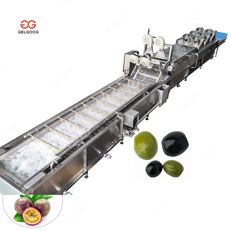 Linea di produzione automatica del lavaggio delle Olive lavatrice del frutto della passione per frutta e verdura