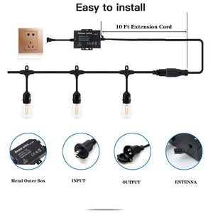 AC 110V 1000W Außen leuchten Lampen mit Fernbedienung schalter Dimmer Programmier bar 1 Kanal LED Dimmer 6A Ausgang - Product Image 6
