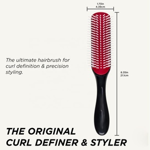 New Arrival Curly Hair <strong>Brush</strong> <strong>7</strong> Row Styling <strong>Brush</strong> for Detangling Separating Shaping and Defining Curls for Women and Men - Product Image 3