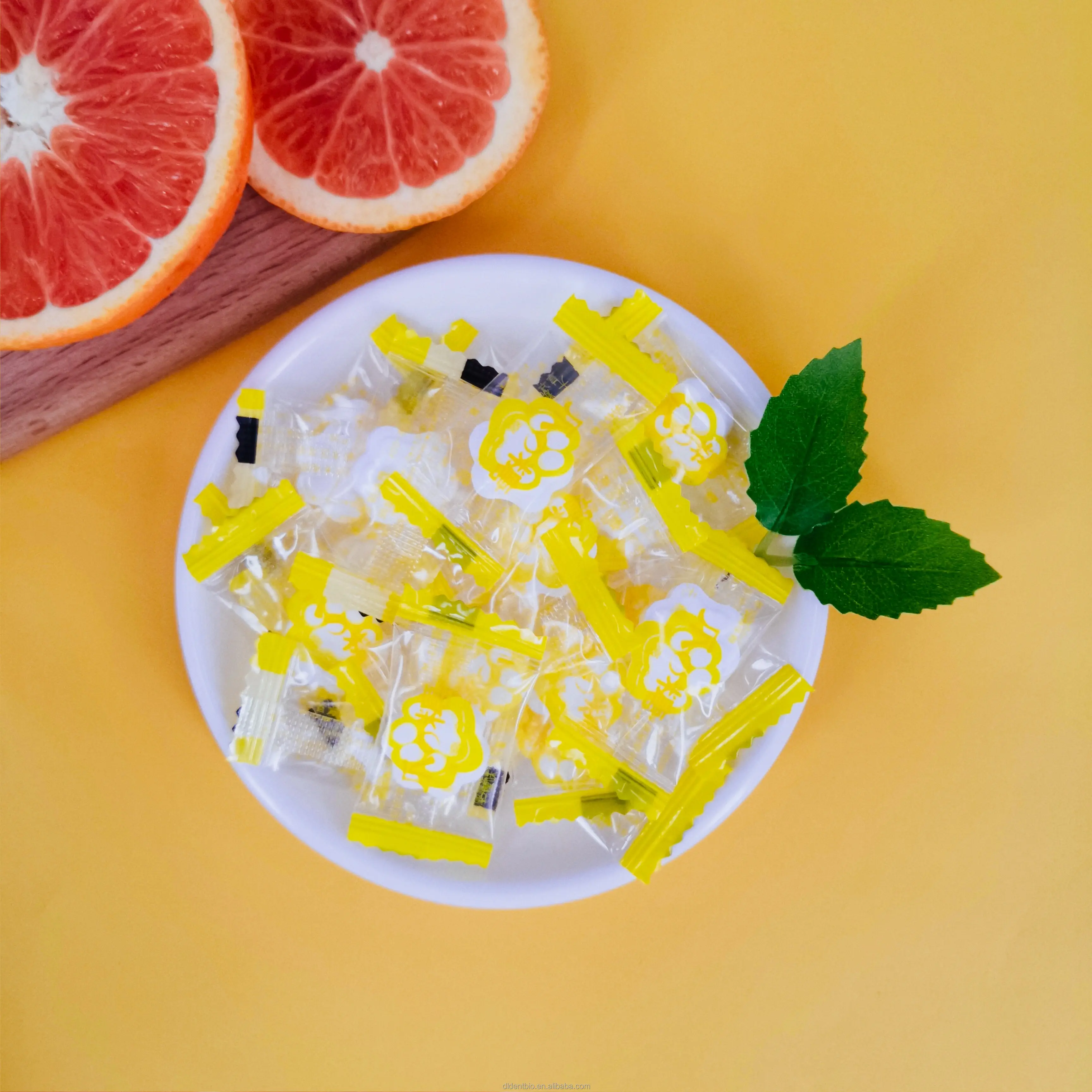 Sacchetto di menta al limone caramelle dolci sapori multipli menta a forma di zampa senza Aspartame