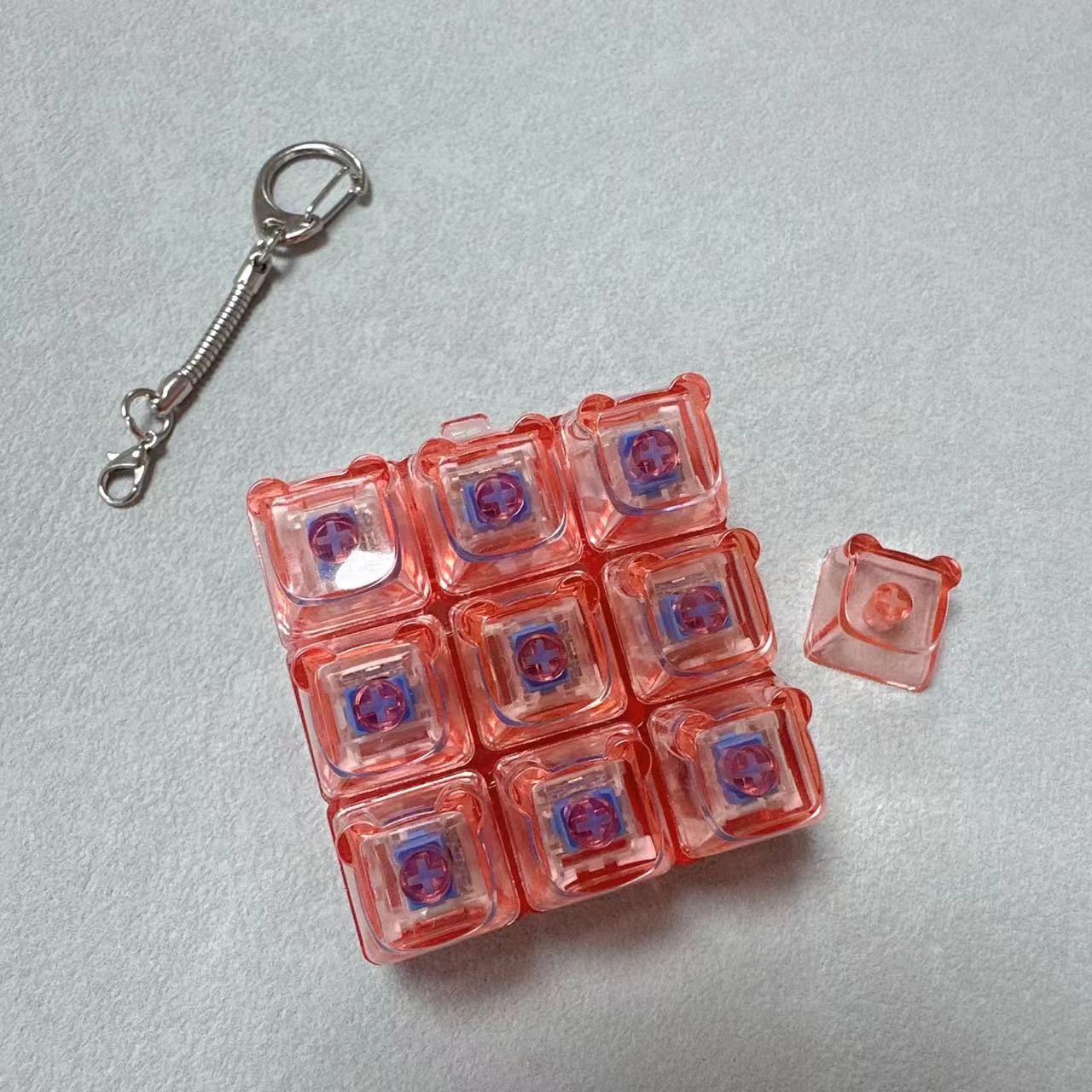 PC Nine Keys - Coque Rouge/Ours Rouge