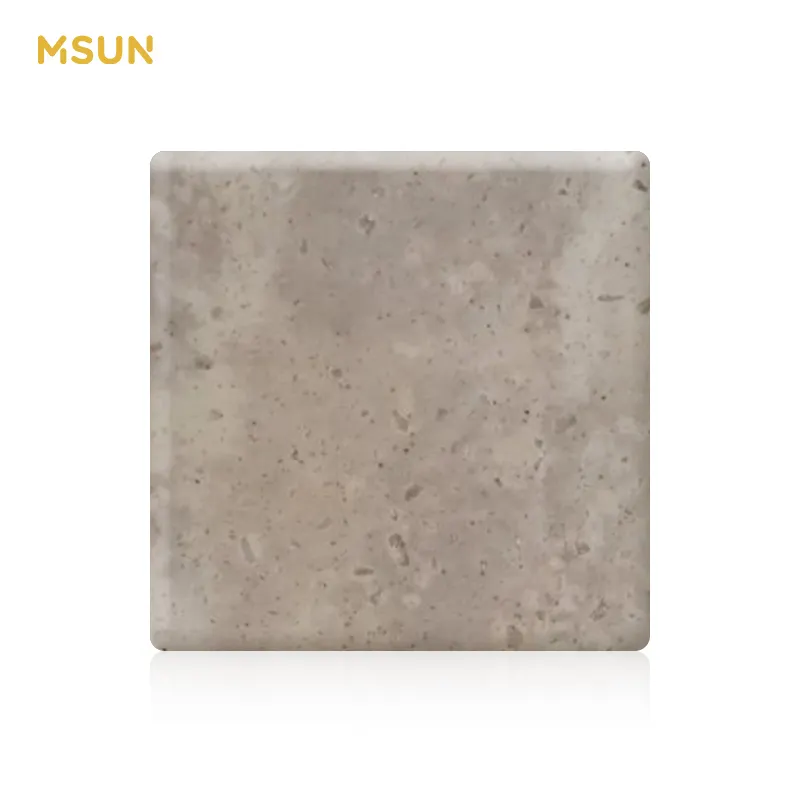 Surface de banc en pierre acrylique blanche, 1 pièce, dessus de surface solide, mur de douche