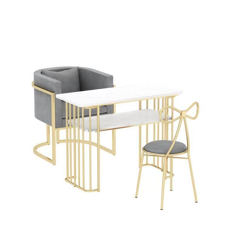 Table simple 80 cm + fauteuil + chaise papillon