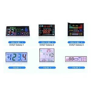 7 Segment zeichen LCD-Modul Zeichen LCD-Panel benutzer definiertes Design LCD-Ziffern bildschirm