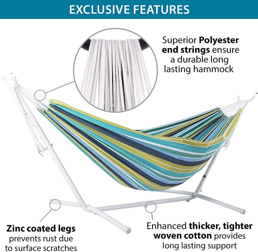 New Type Of Folding Hammock Stand Portable Macrame Hammock For Outdoor