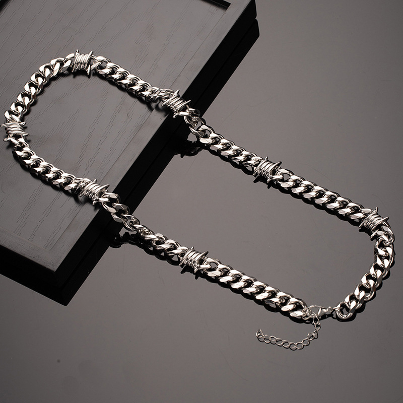 X393-3 necklace-46 cm silver