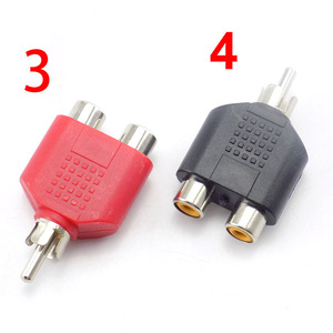 <strong>RCA</strong> Connector 3.5mm Spliter Plug to <strong>2</strong> <strong>RCA</strong> Jack Male to Female 3.5 to AV Audio <strong>2</strong> in <strong>1</strong> Stereo Headset Dual Headphone Audio Adapter - Product Image 4
