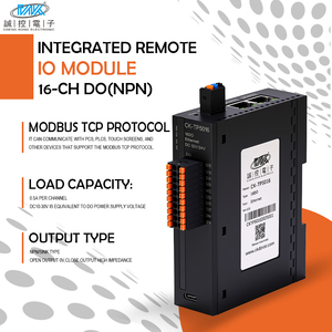 スタンドアロン16DOデジタル出力16チャネルNPN 12V 24V <span class=keywords><strong>Modbus</strong></span> TCPモジュールPLC拡張モジュールRJ45入出力 (IO) - Product Image 2