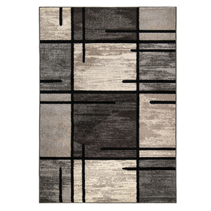 Thảm In Polyester Hiện Đại Thảm 3d Thiết Kế Phòng Khách Thảm Hình Học Charcoal Area Rug - Product Image 2