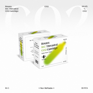 Rotass 16G Threaded CO2 Cartridge kim loại nhỏ Carbon Dioxide xi lanh Canister - Product Image 2