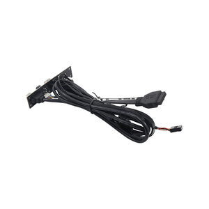 <strong>Computer</strong> USB 3.0 Front Panel Mounted Extension Cable USB 3.1 PCB Circuit Board Audio <strong>Input</strong> <strong>Output</strong> I/O Board Extender Wire - Product Image 4