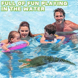 2.4G Remote Control Swimming crocodile Toy Simulation Model Auto <strong>Demo</strong> &amp; <strong>Programming</strong> Rc Swing crocodile Boat Water Toy with Light - Product Image 4