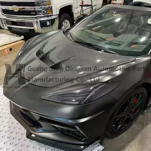 The <strong>Corvette</strong> C8 Upgrades the Carbon Fiber Style Engine Hood. - Product Image 5