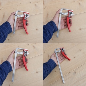 Tay Tự Làm Công Cụ Kẹp Kẹp Nhiệm Vụ Nặng Nề Có Thể Điều Chỉnh Nhanh Chóng Hướng Dẫn Và Phát Hành Gỗ Song Song Kẹp - Product Image 5