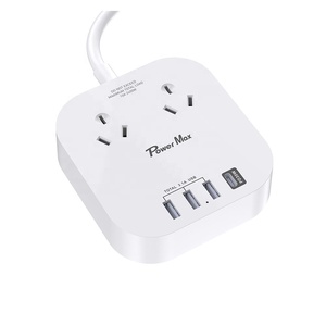 SAA Australia 4-Way Surge Protected PowerとBoard 2 USBためAustralian市場 - Product Image 5