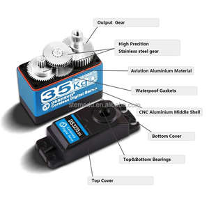 Stemedu Coreless Motor 35KG Digital <strong>Servo</strong> Metal Gear High Torque Waterproof DS3235 With 25T <strong>Servo</strong> Arms for RC Car <strong>Robot</strong> <strong>Control</strong> - Product Image 5