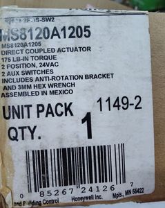 NEW MS8120A1205 S2024-2POS-SW2 <strong>DIRECT</strong> COUPLED DAMPER ACTUATOR MS8120A1205 One Year Warranty - Product Image 4