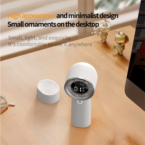 Mini portátil práctico Led mensaje personalizado batería ventilador programable Led pantalla ventilador eléctrico de mano