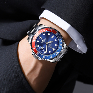 Wholesale Luxury Chronograph Quartz Wrist <strong>Watches</strong> Waterproof <strong>Watch</strong> For Men - Product Image 3