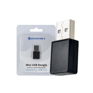 プログラム可能なロングレンジBLE5.2無料SDKミニUSBポータブルコンピューターBluetoothドングルサポート外部アンテナ - Product Image 1