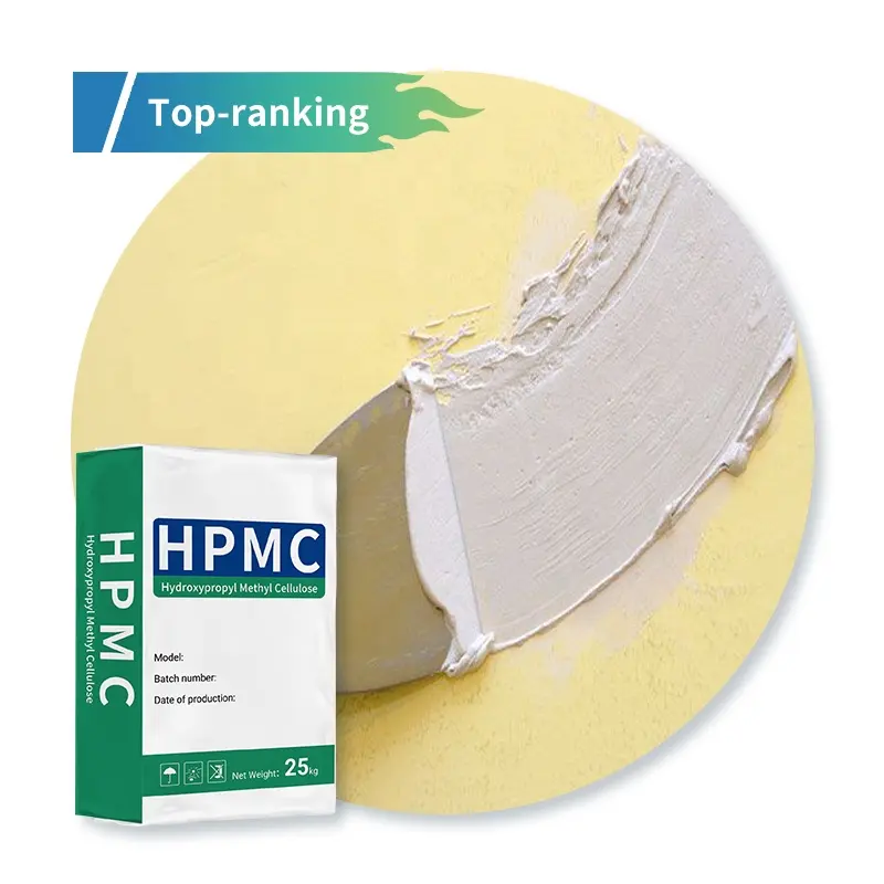 HPMC การผลิตสารเคมีราคาขายส่งไฮดรอกซีโพรพิลเซลลูโลสเคมี Hpmc สําหรับเคลือบผงชะล้างที่ใช้ซีเมนต์สีขาว