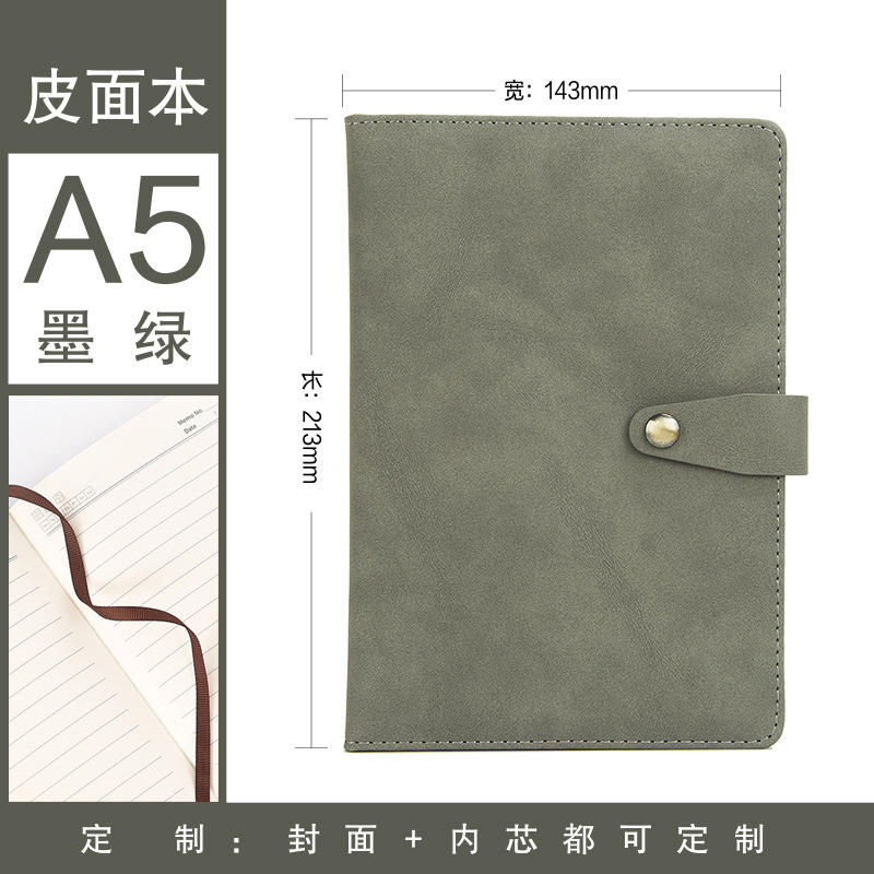 Bronze buckle dark green