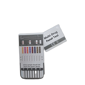 Kötüye kullanım tarama patolojik analiz ekipmanları ilaç için çoklu ilaç hızlı THC AMP COC testi manuel plastik hızlı testler - Product Image 1