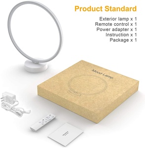 Fabrika kaynağı RF uzaktan kumanda 8Watt müzik ritim lamba akıllı kumanda rgb halka ışık - Product Image 5