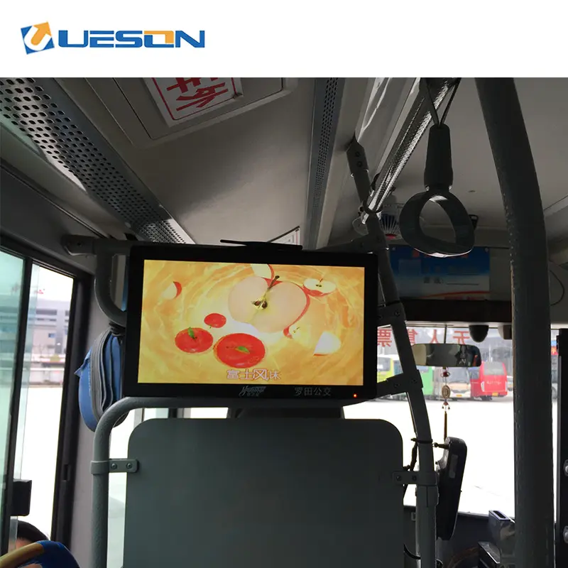 Gemdragon lcd tv ônibus tela de exibição, ferramentas de qualidade carro lcd assinatura digital