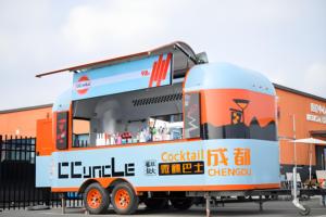 Chứng nhận đảm bảo chất lượng thực phẩm xe tải di động thiết bị phục vụ cho thực phẩm ăn nhẹ phục vụ bánh hamburger cà phê Pizza Kem - Product Image 3