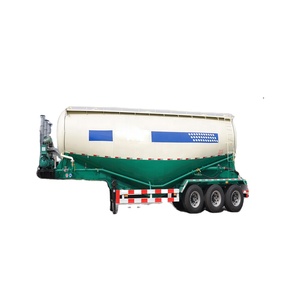 Tri-Axle 45 Cubic Bulk <strong>Cement</strong> Tank Trailer Fly Ash <strong>Cement</strong> <strong>Bulker</strong> Silo Tanker Semi-Truck 12R22.5 Steel 45 Cubic Bulk 12R22.5