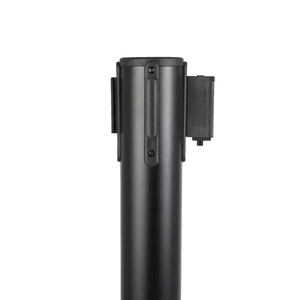 Bán buôn Chất lượng cao màu đen hàng đợi dòng Divider cực Băng hàng đợi hàng rào kiểm soát đám đông có thể thu vào vành đai bài stanchions để bán - Product Image 2