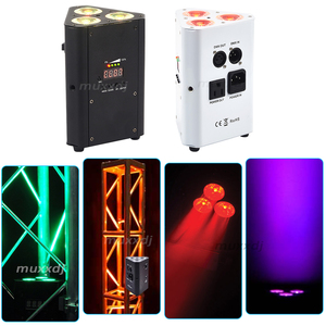 <strong>Wedding</strong> Uplight 3x18w RGBWA+UV 6in1 Led Par Light Wireless Battery &amp; Remote Control Wedge Uplight for <strong>Dj</strong>