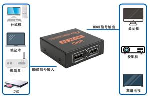 1in 2out <strong>1</strong> in <strong>2</strong> Out at Same Time Working Adapter <strong>Splitter</strong> for HDTV <strong>Splitter</strong> <strong>1</strong> Male to Dual HDMl <strong>2</strong> Female <strong>Splitter</strong> Adapter - Product Image 5