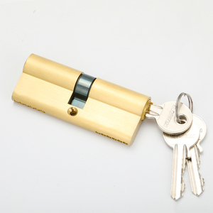 Khóa Cửa Phòng Tắm Chiều Dài 80Mm Cấu Hình Châu Âu 40Mm + 40Mm Khóa Bằng Đồng Mở Đơn Với Các Phím Núm Xoay Xi Lanh - Product Image 6