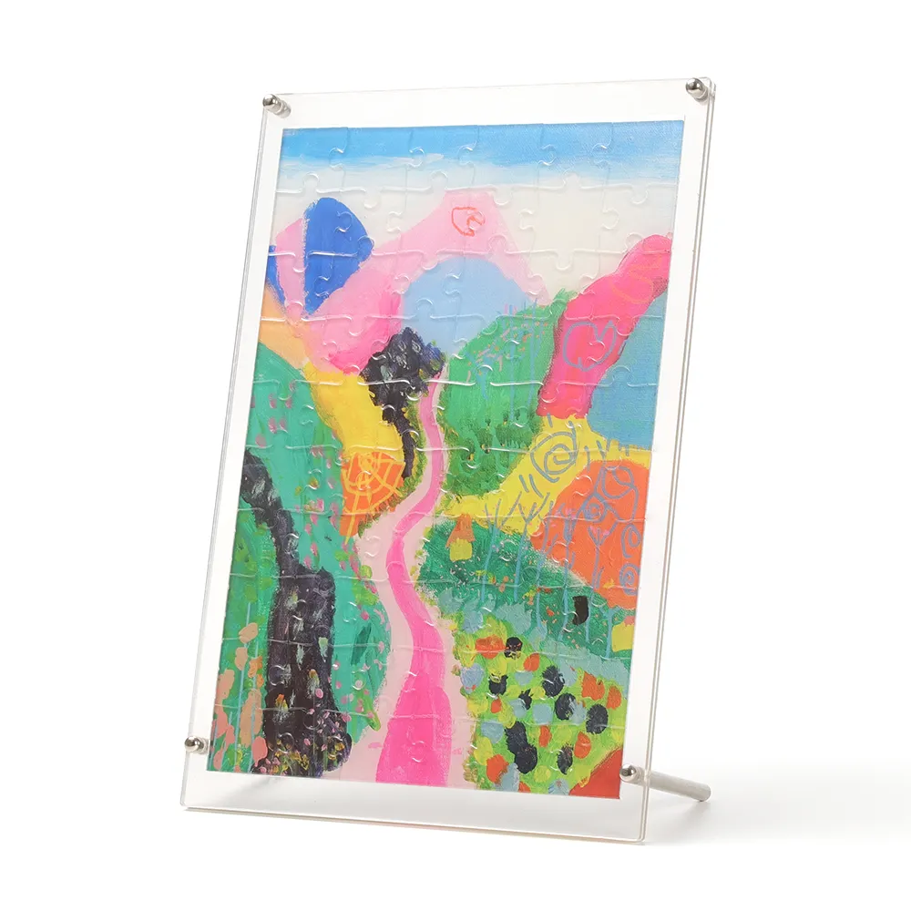 Wholesale Decoration Souvenir Fridge Magnets Clear Acrylic Photo Frame With Magnetic