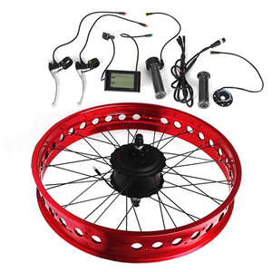 Ebike كيت 29 "الدهون الإطارات الجبهة/الخلفي المحور المحرك 16 بوصة الجبهة عجلة دراجة كهربائية تحويل عدة ليثيوم بطارية جهاز تحكم ذكي