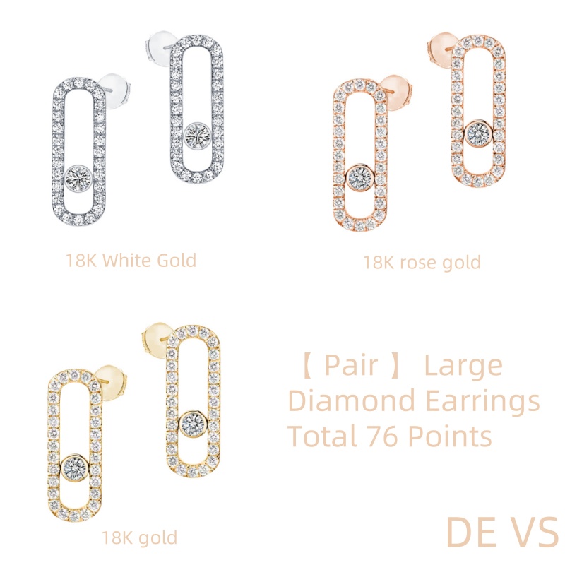 Grandes boucles d'oreilles Total 76 points