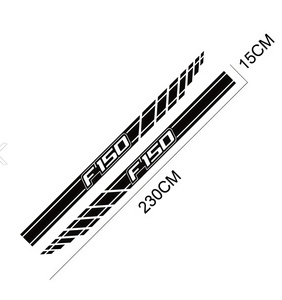 2pcs Self-Adhesive Pickup Truck Body Side <strong>Logo</strong> Stickers Car Vehicle PVC Long Stripe <strong>Decal</strong> Stickers for <strong>Ford</strong> Raptor &amp; F150 - Product Image 6