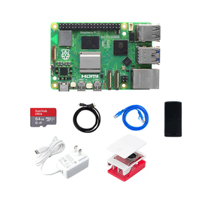 Originale Raspberry Pi 5 4GB 8GB Starter kit base opzionale + alimentatore opzionale + shell ufficiale con ventola di regolazione della velocità PWM