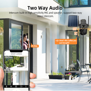 6mp עדשה כפולה v380 pro 4g אבטחה מערכת cctv מעקב אחר חיצוני לשימוש ביתי מצלמה הגנה מוכן במלאי