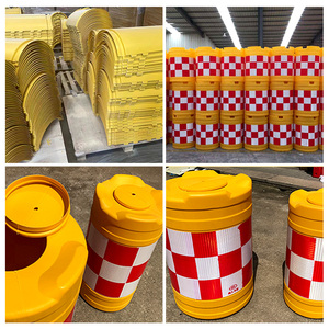 Chất lượng cao phản chiếu đường an toàn chống va đập delineator bài rào cản giao thông tai nạn trống - Product Image 6